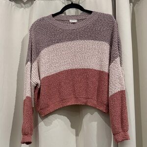 Debit Size S Colorblock Knit Sweater Preloved